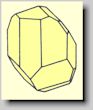 Kristallform von Borax